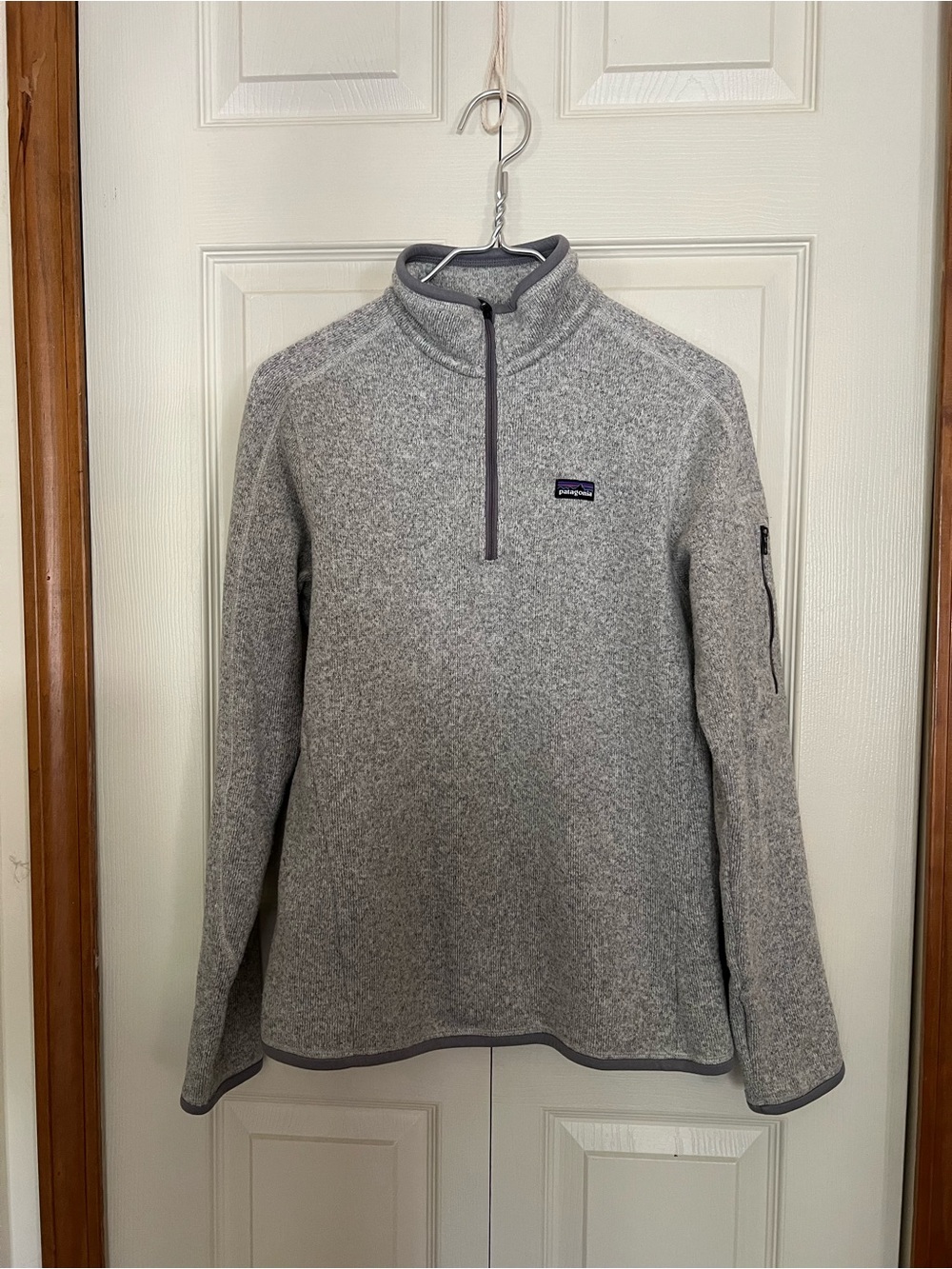 Patagonia Gray 1/4 Zip Fleece Pullover